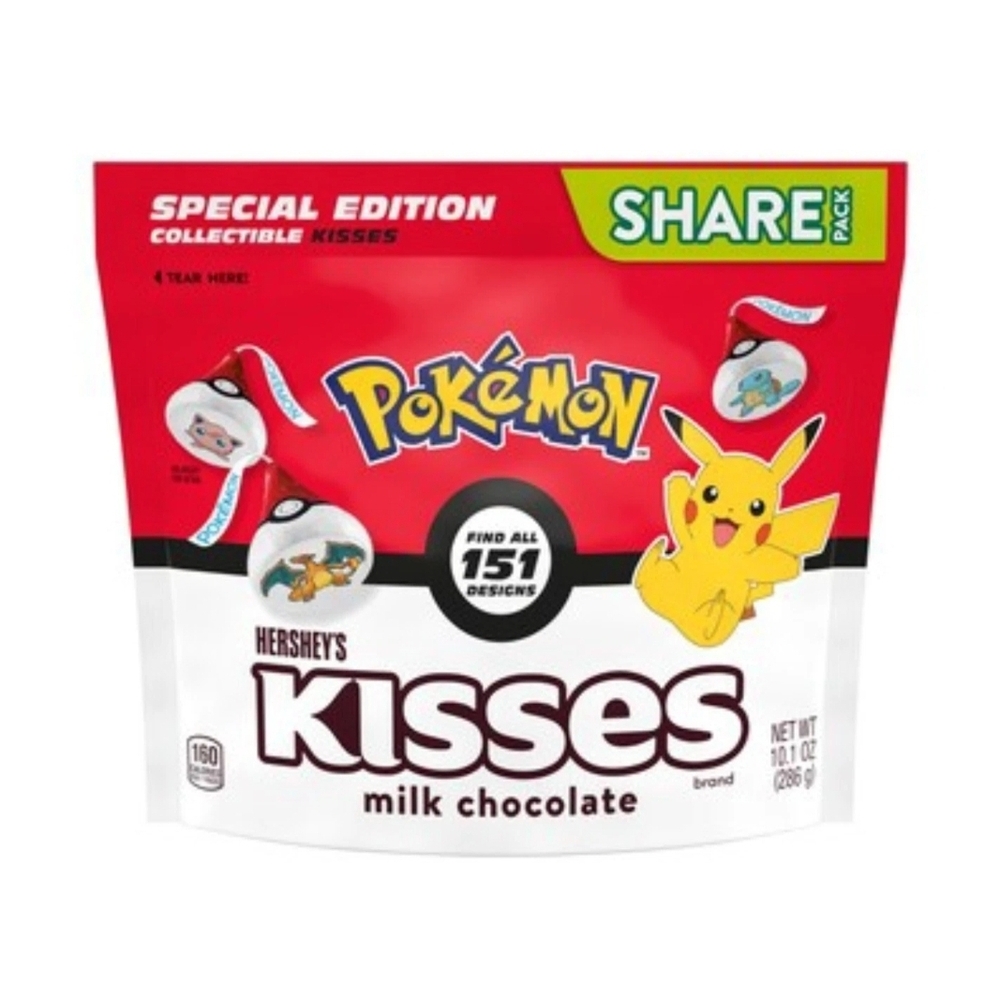 Pokemon Hershey’s Kisses Share Size Special Edition Collectible Kisses NEW